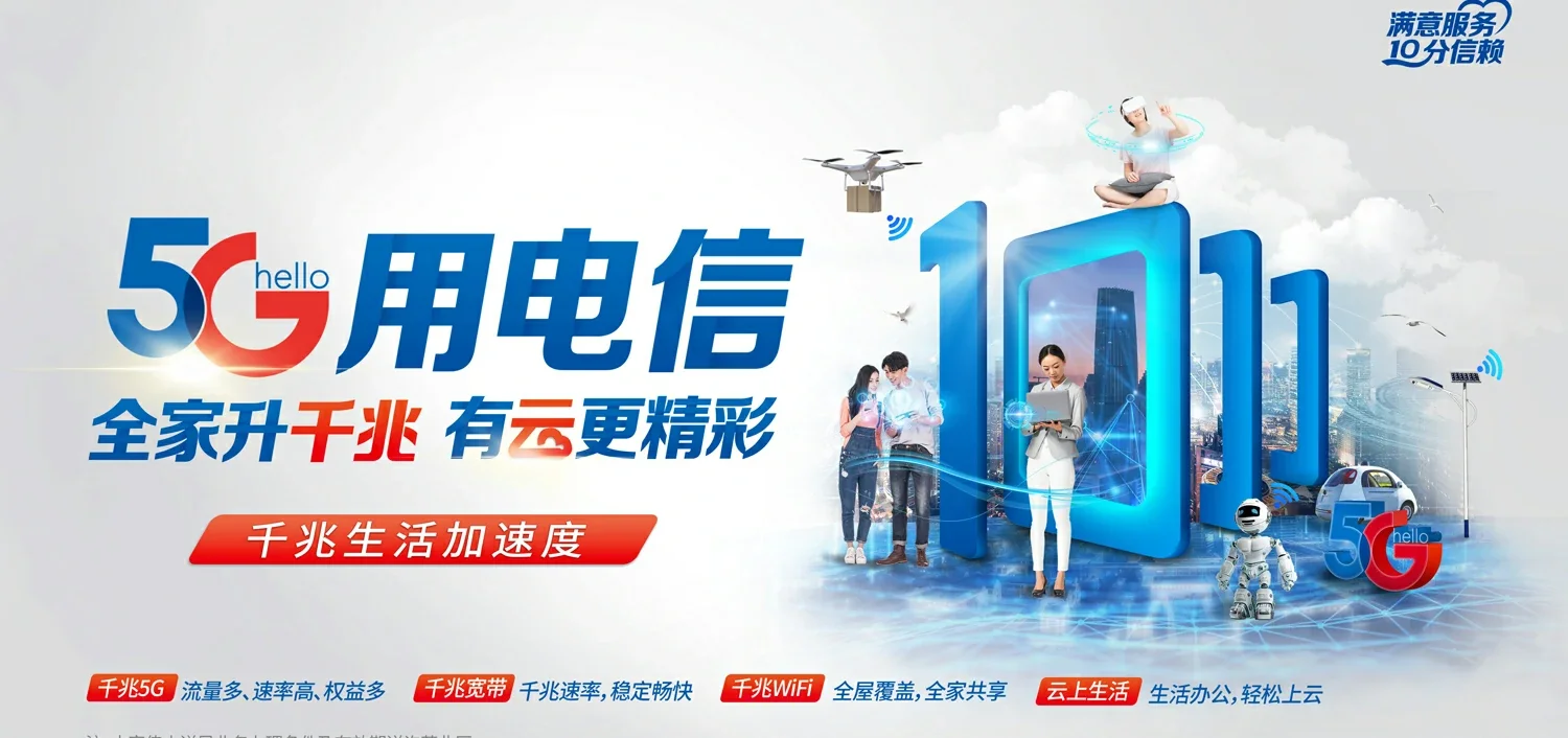 中国电信 杨浦区电信宽带 宽带套餐